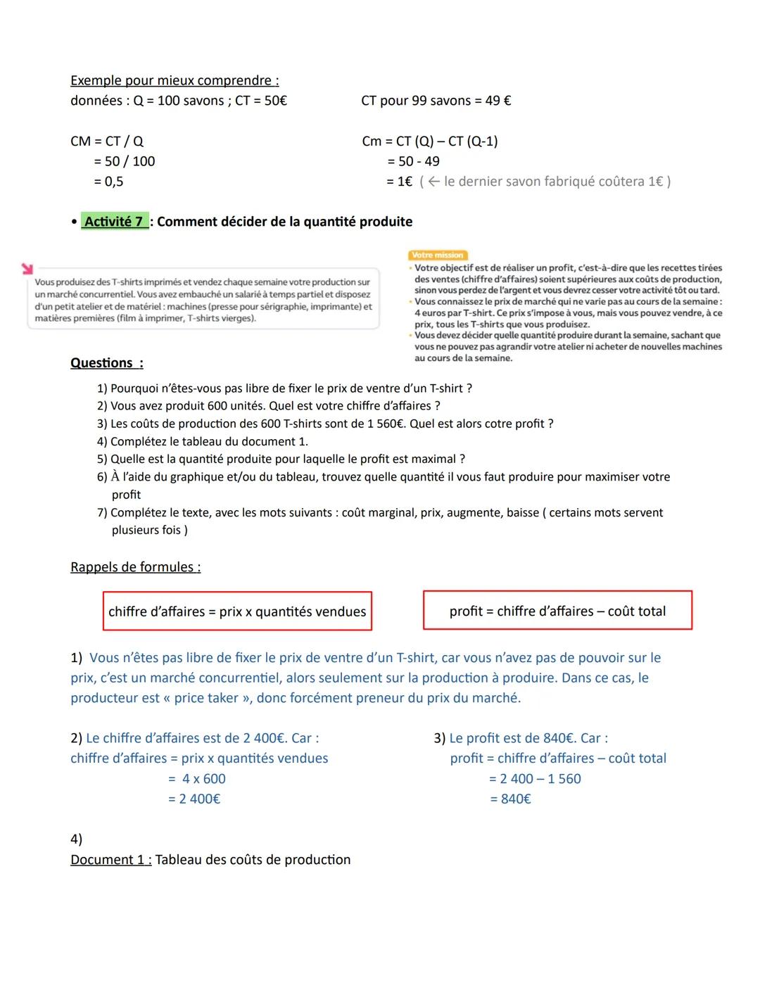 Chapitre 1 Comment un marché concurrentiel fonctionne-t-il ?
Comment un
marché
concurrentiel
fonctionne-t-il ?
Savoir que le marché est une 