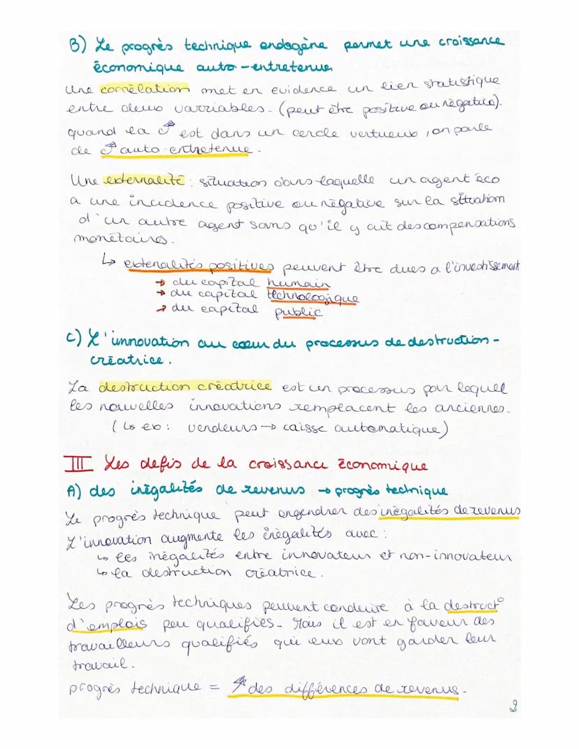 CHAP 1: Quels sont les sources et les defis de la
croissance économique ?
La croissance économique (Feco) est devenue mondiale à
partir de l