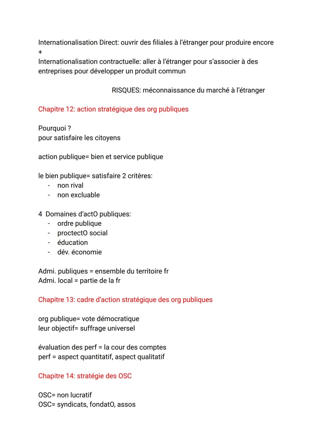Management: Programme 1ère
Chapitre 1: Pourquoi organiser l'acto collective?
acto indiv: agir seul
acto collective: agir en groupe
Une org à