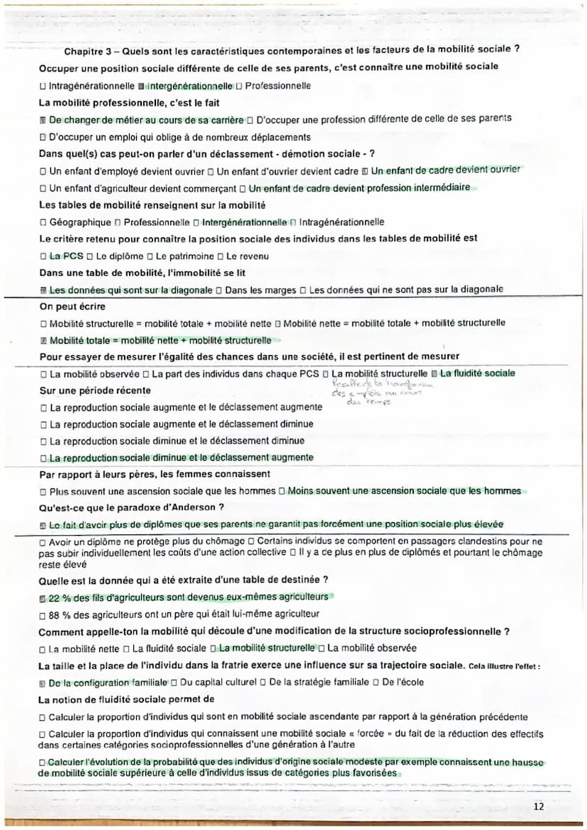 QCM de révisions
Chapitre 1 - Quelles sont les sources et les défis de la croissance économique ?
Le PIB se calcule à partir :
De la somme d