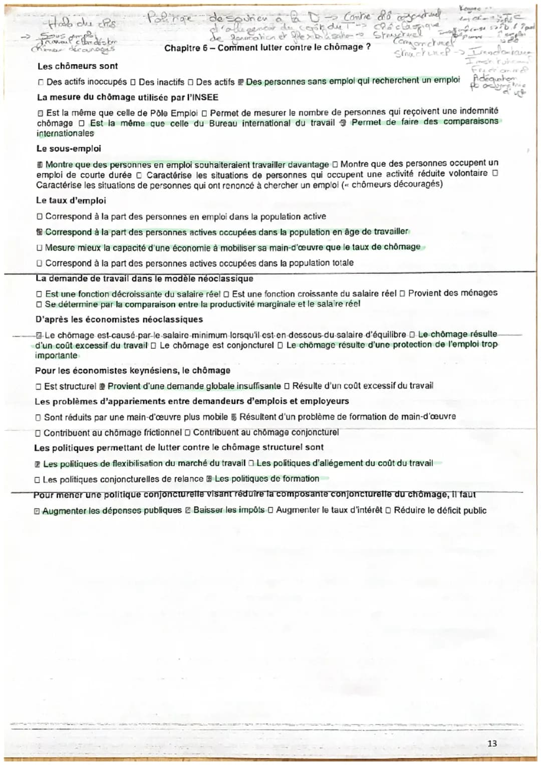 QCM de révisions
Chapitre 1 - Quelles sont les sources et les défis de la croissance économique ?
Le PIB se calcule à partir :
De la somme d
