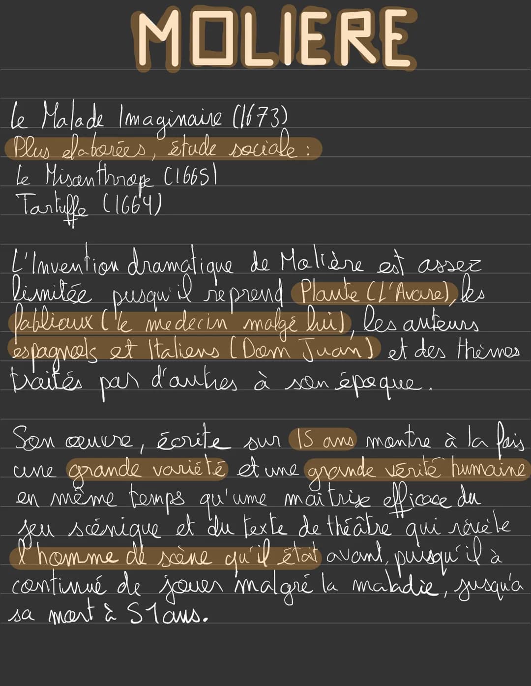 MOLIERE
e
Biographie de Molière, un dramaturge du XVII" side
Jean-Baptiste Poquelin dit Molière
mè à Paris le 15 janvier 1622
mort à Paris 