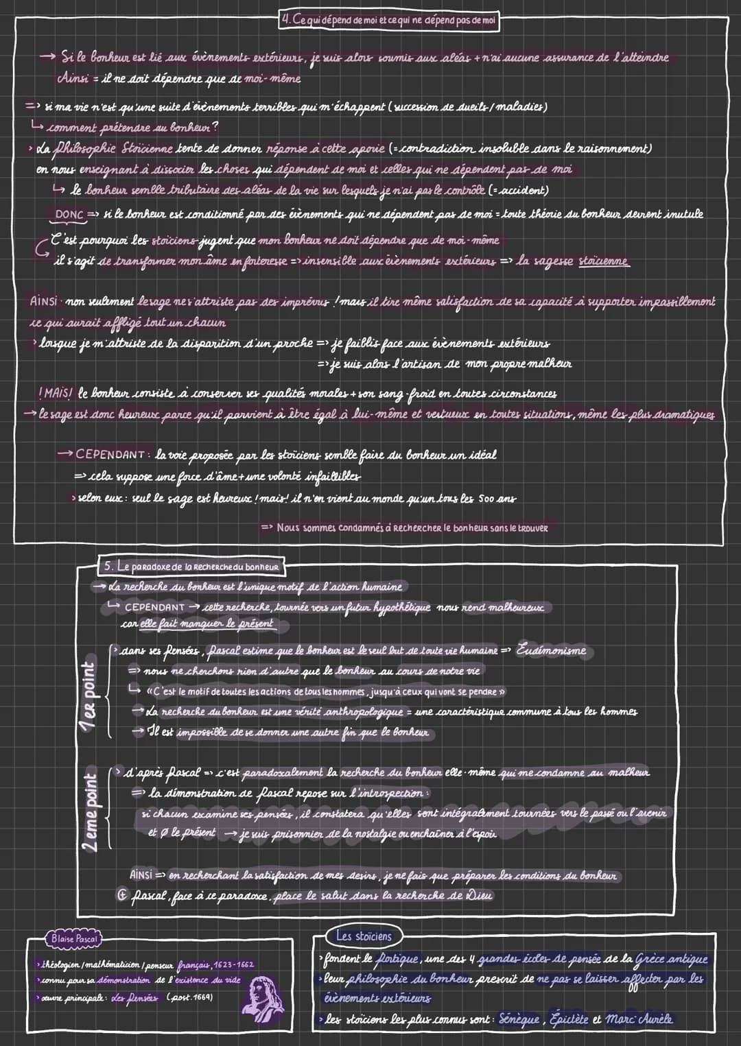LE BONHEUR
définitions
ataraxie: « absence de troubles dans l'âme», Hédonisme théorie qui fait de la recherche du
état de sérénité/tranquili