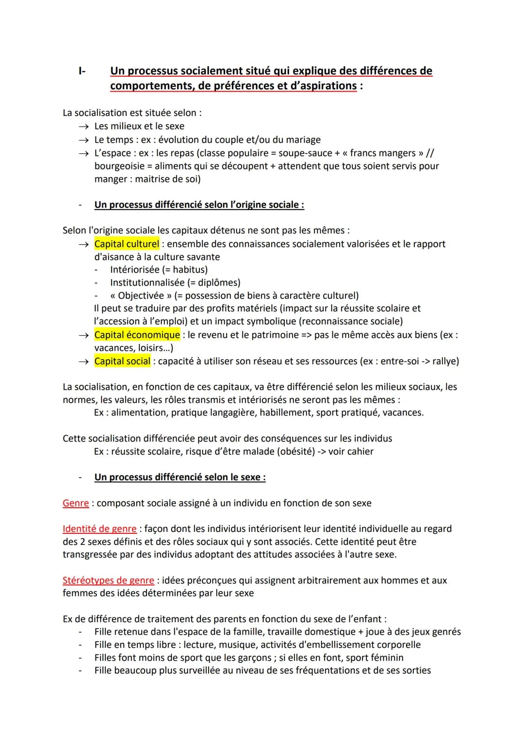Comment la socialisation contribue-t-elle à expliquer les
différences de comportement des individus ?
Introduction :
Norme: règle de conduit