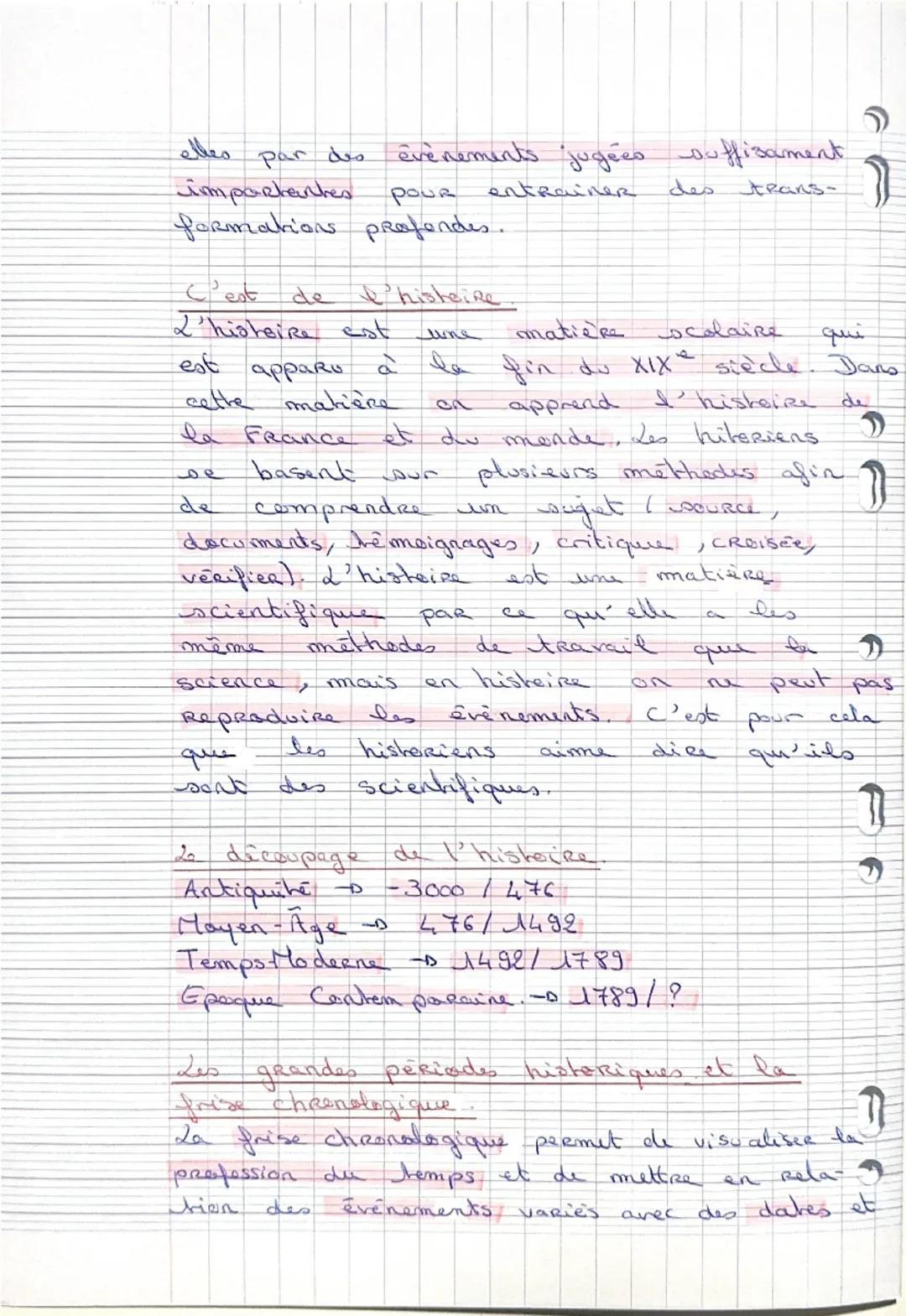 --- OCR Start ---
Inde
Histoire: fiche de Revision.
Chapitre O Chapitre 1: La périodisation
du programme
definition:
en Histoire.
Histoire s