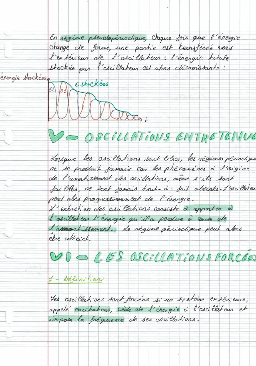 D
C
U
U
.
•
LES SYSTÈMES
OSCILLANTS
●
D- DEFINITIONS
O
Vibration : Un système est en vibration si l'une
дли
le caractérisent évolue
cles gra