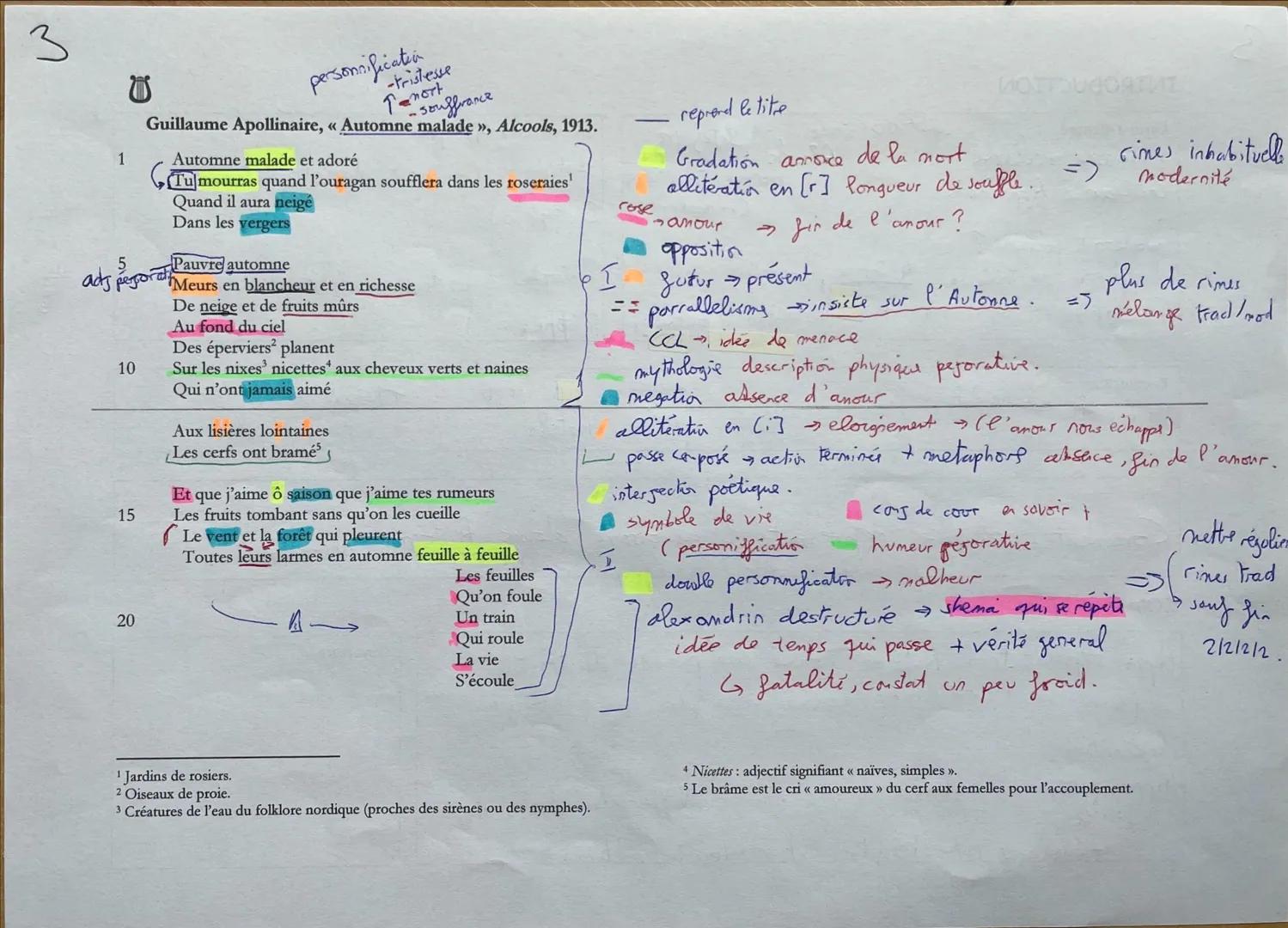 3

T
1
5
personnificaten
-tristesse
↑e souffrance
Guillaume Apollinaire, << Automne malade », Alcools, 1913.
Automne malade et adoré
Tumourr