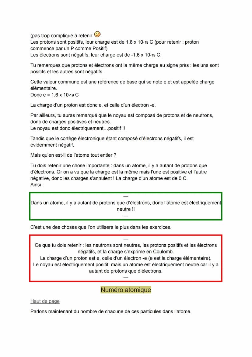 Cycle 5: Chapitre 1:
L'atome : des protons, des neutrons et des électrons!
Introduction
Dans ce chapitre nous allons voir ce qu'est un atome