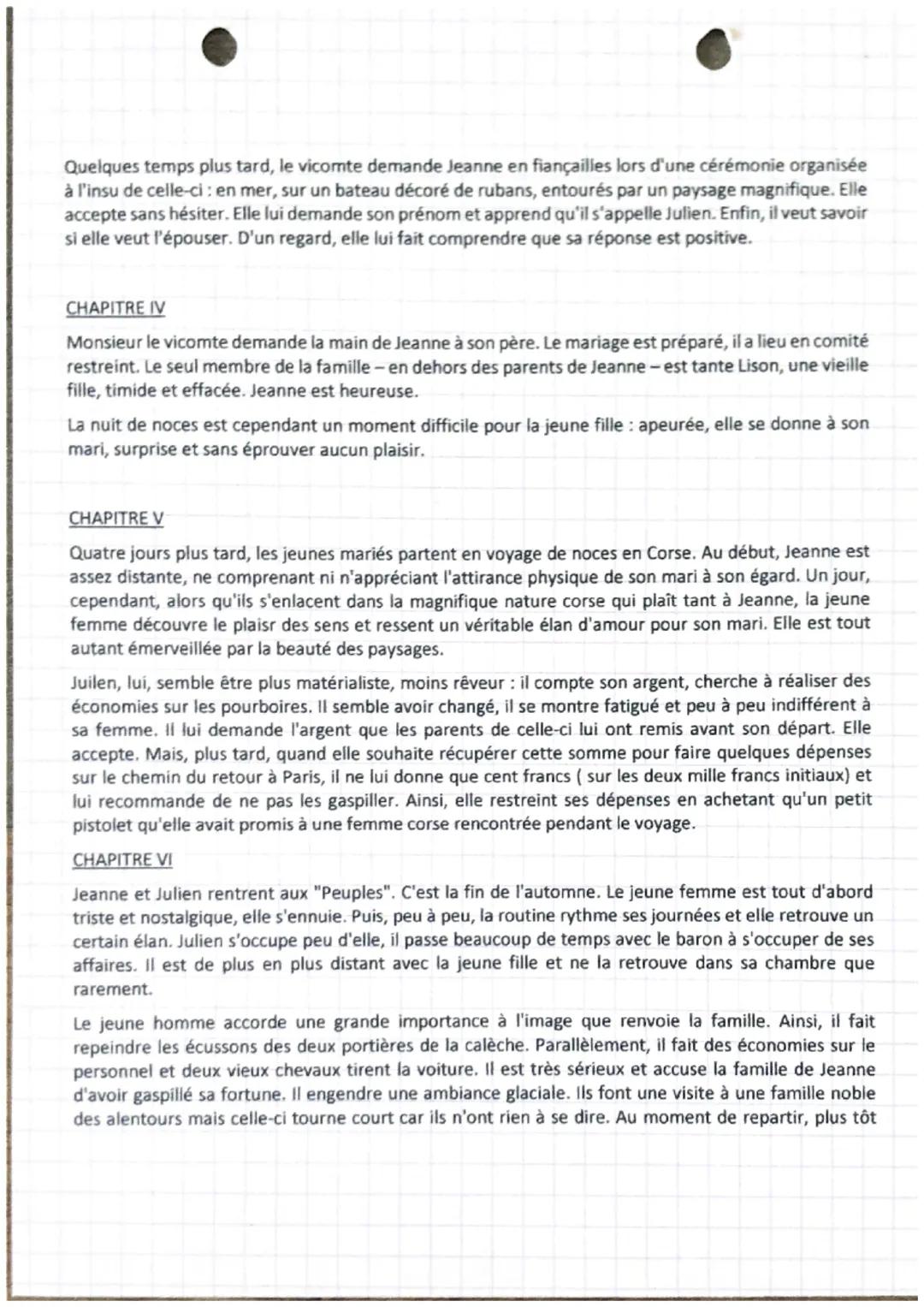 GUY DE MAUPASSANT
UNE VIE
Guy de Maupassant
Une vie
CHAPITRE I
Jeanne, 17 ans, fille d'aristocrates normands, quitte le couvent
dans lequel 