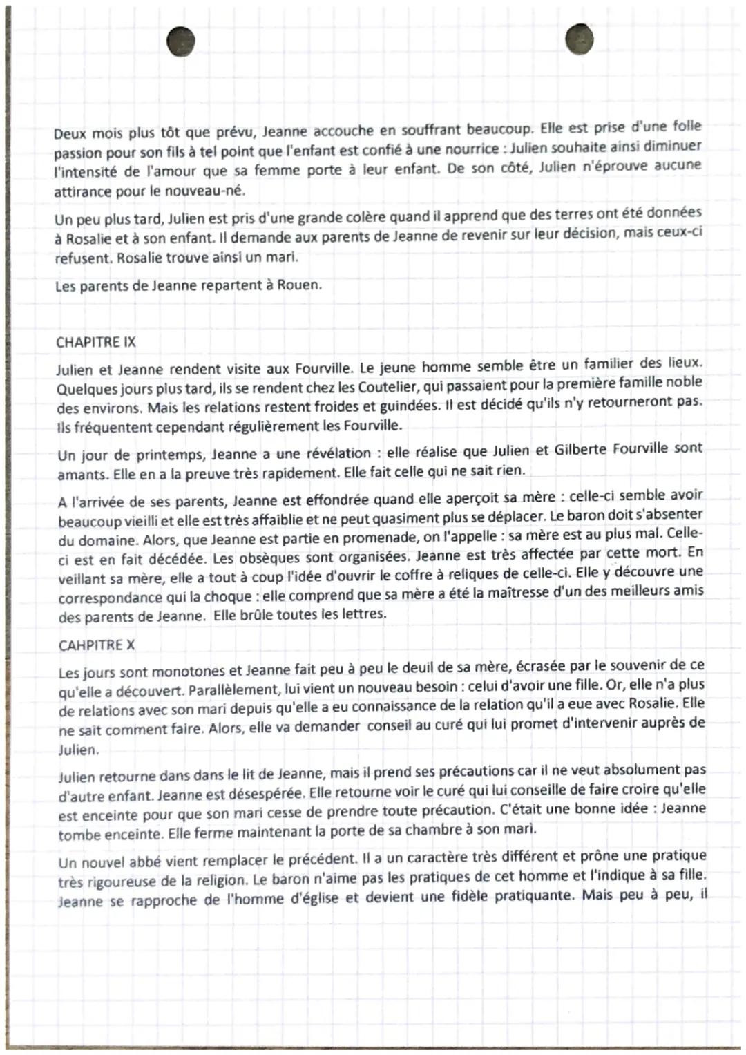 GUY DE MAUPASSANT
UNE VIE
Guy de Maupassant
Une vie
CHAPITRE I
Jeanne, 17 ans, fille d'aristocrates normands, quitte le couvent
dans lequel 