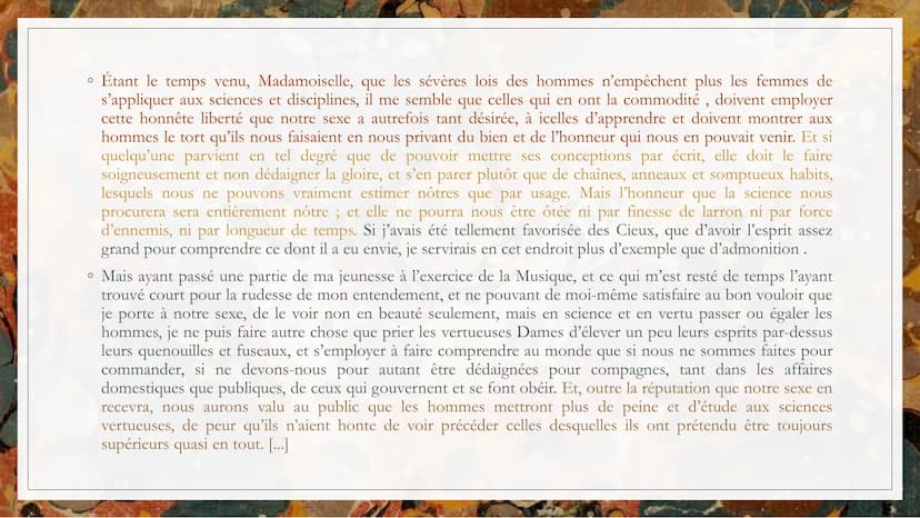 ÉPITRE
DICATOIRE À
MADEMOISELLE
CLÉMENCE DE
BOURGES
Auteur : Louise Labé
Date: 1555
Mouvement littéraire :
Humanisme
Parcours Ecrire et
comb