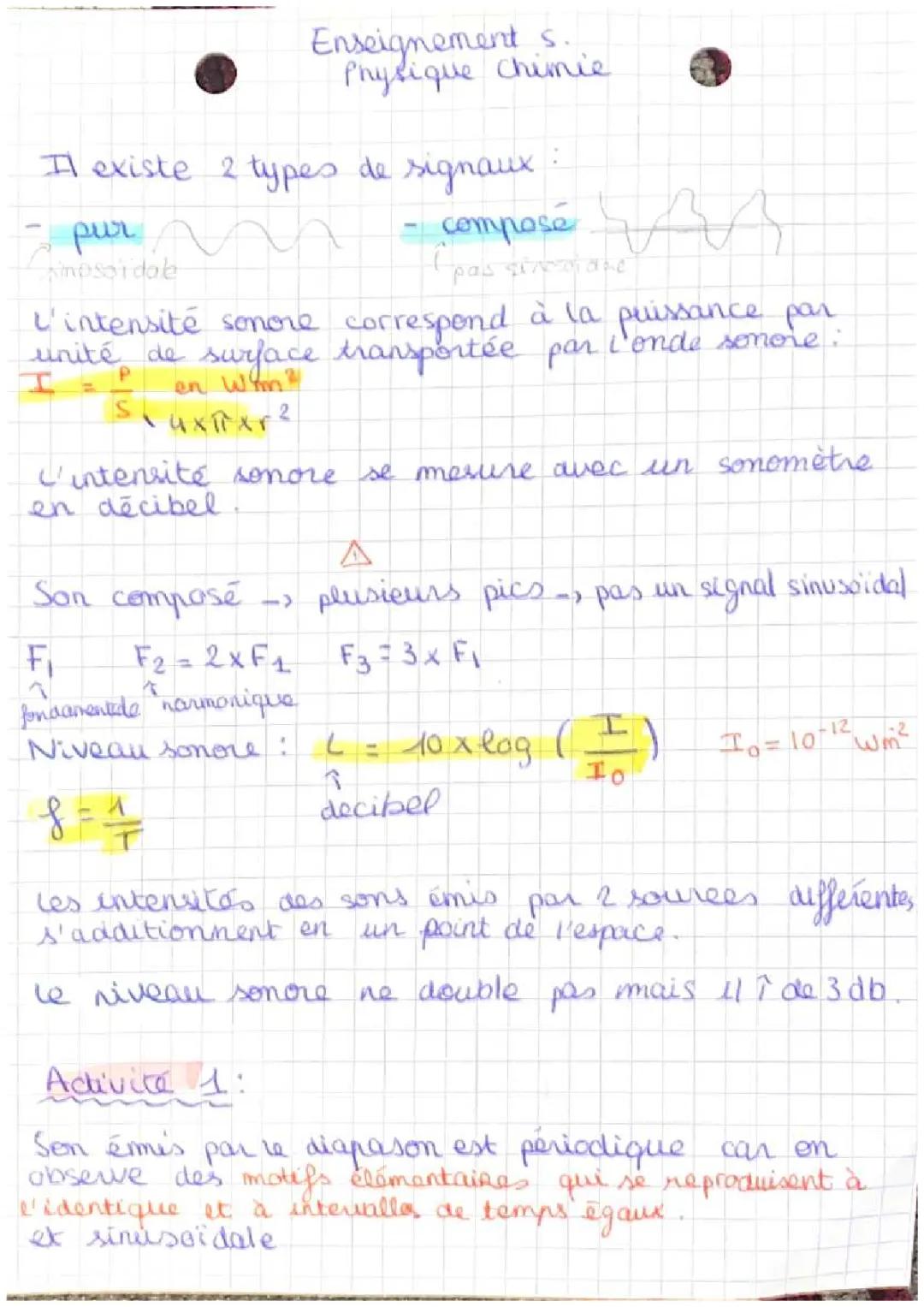 Le Son: Exploration et Phénomènes