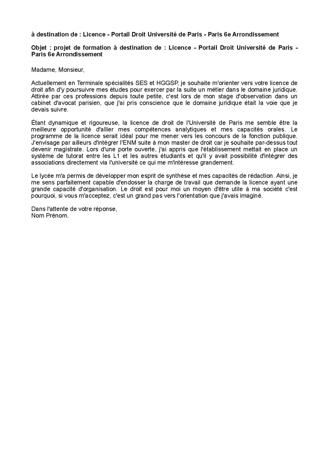 Licence de Droit à Paris - Comment Réussir à l'Université de Paris, Sorbonne, Cité et Plus