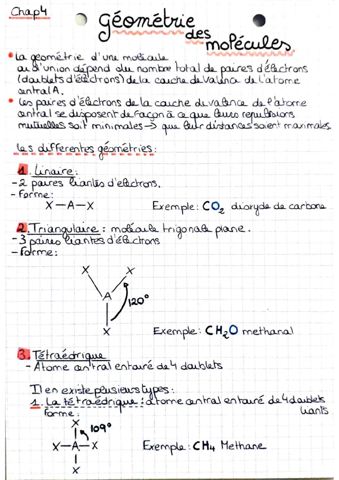 Comprendre la Géométrie des Molécules avec VSEPR et Schémas