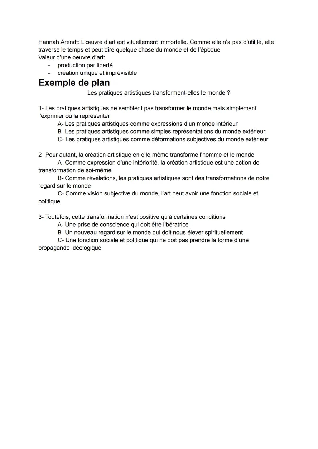 L'art
domaine de la création d'oeuvres déstinées à la contemplation
n'est pas vital, pas "utile"
sert à se divertir et à donner de nouvelles