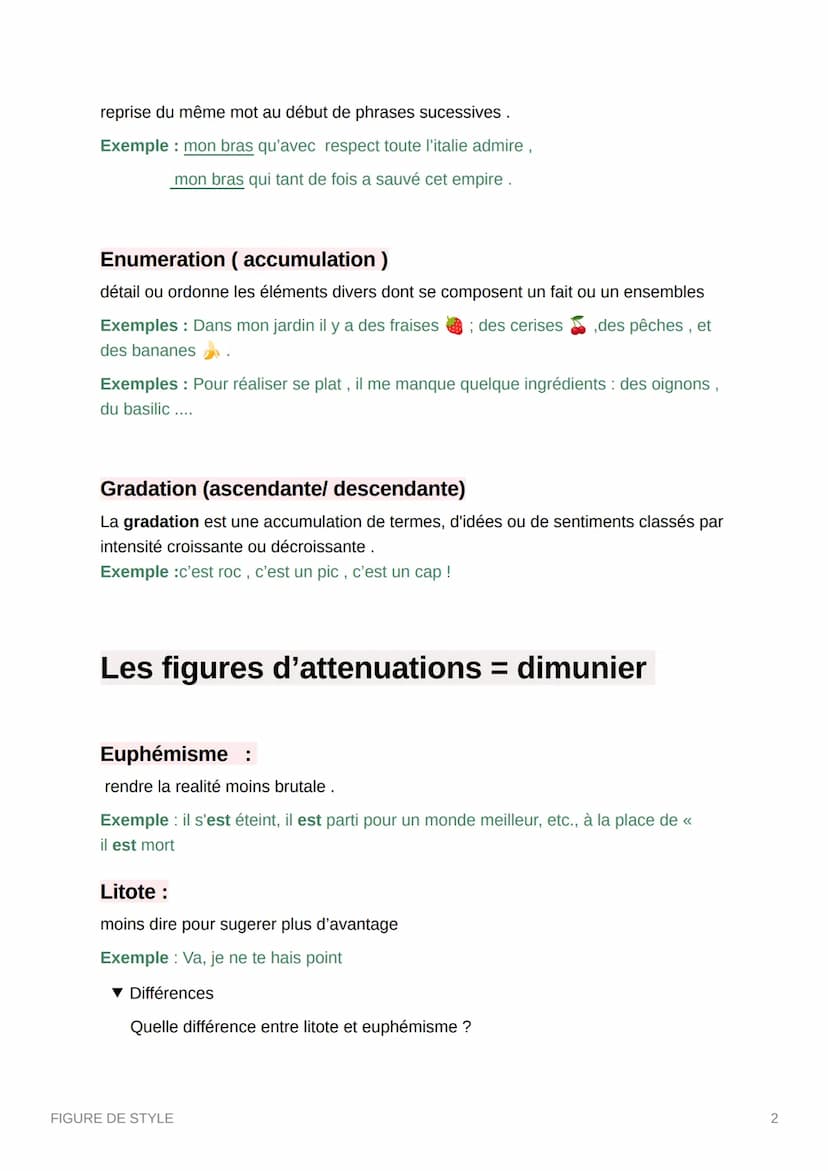 FIGURE DE STYLE
Les figures de raprochement = associer,
mettre en relation
La comparaison :
établit un rapprochement entre deux réalités au 