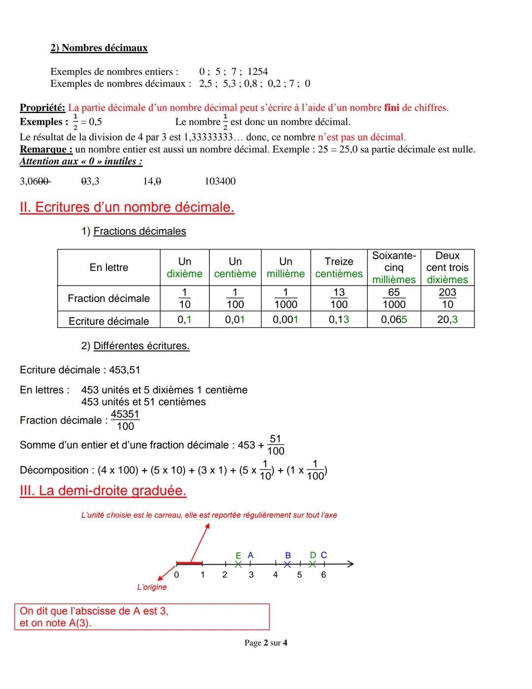 1. Numération de position. (voir : activité orthographe).
1) Rang des chiffres.
Exemple n°1 : 1049658763 s'écrit 1 049 658 763
Milliards
d
C