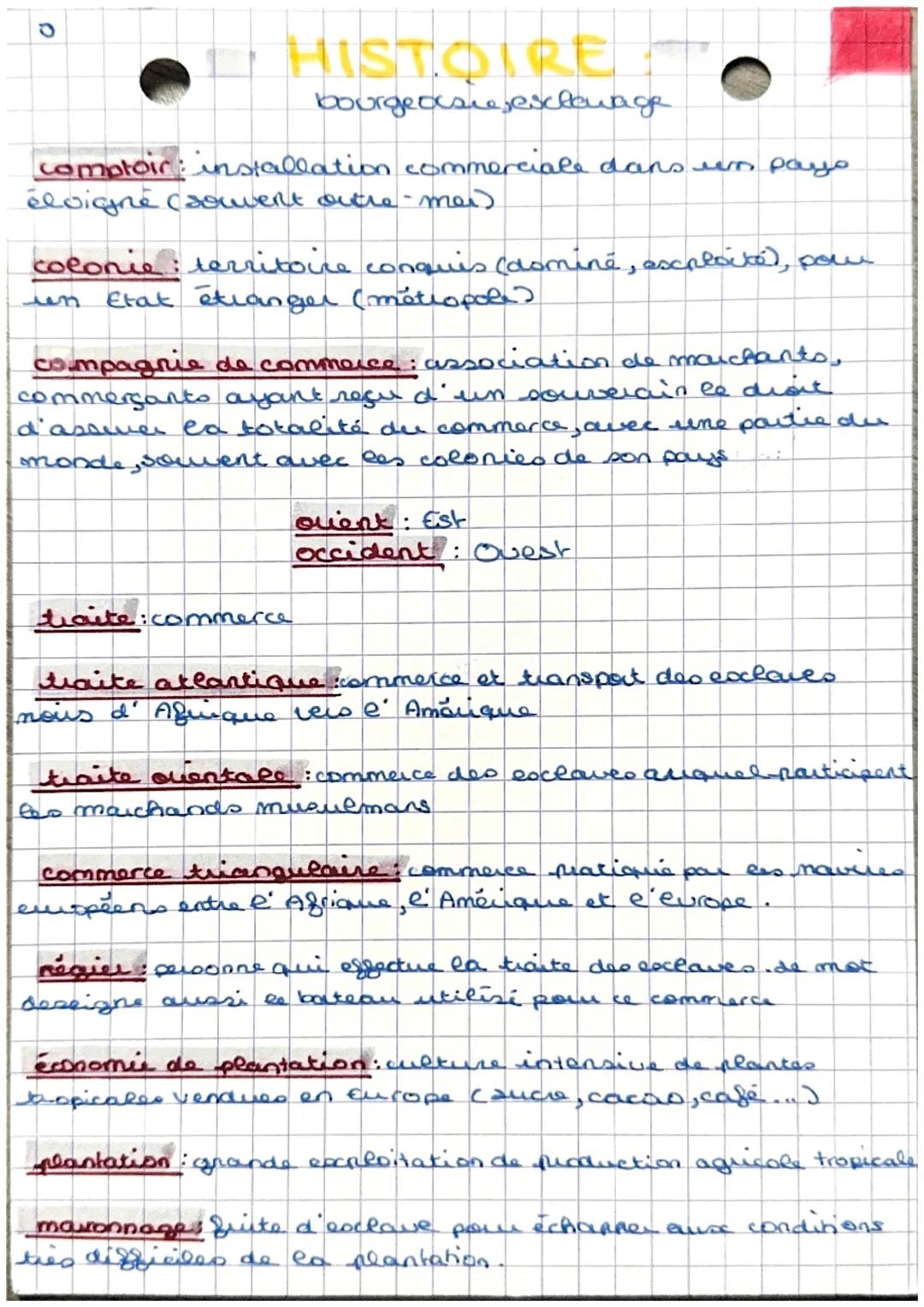 "
Introduchon:
-au xville siecle, l'eucope domine le monde
beaucoup de puissane
HISTOIRE
bourgeocare, esclavage
-
ports se développent
comme