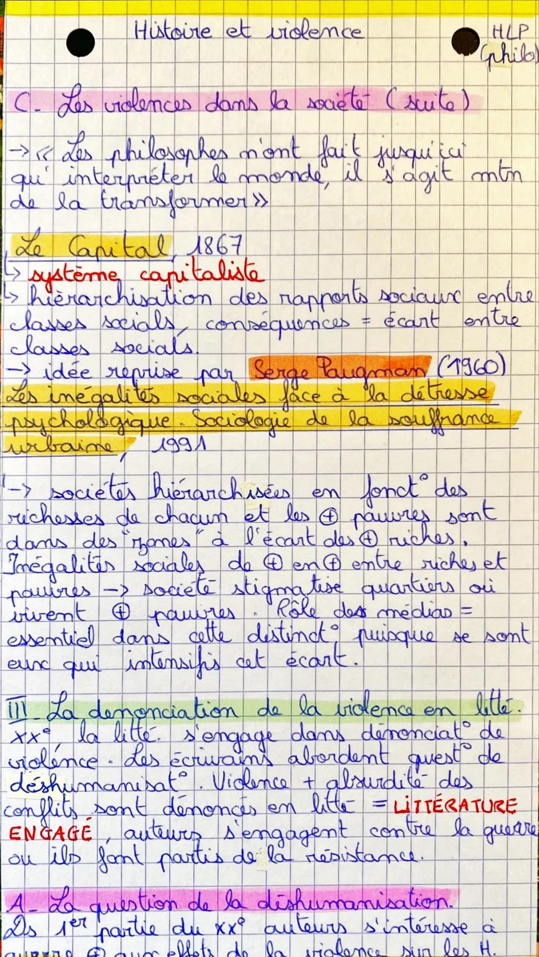 # Histoire et Violence

HLP
(philo

Le xx ime siecle > marquée par trolince
de guerre

radicalement change fa manière de
percevoir le monde,