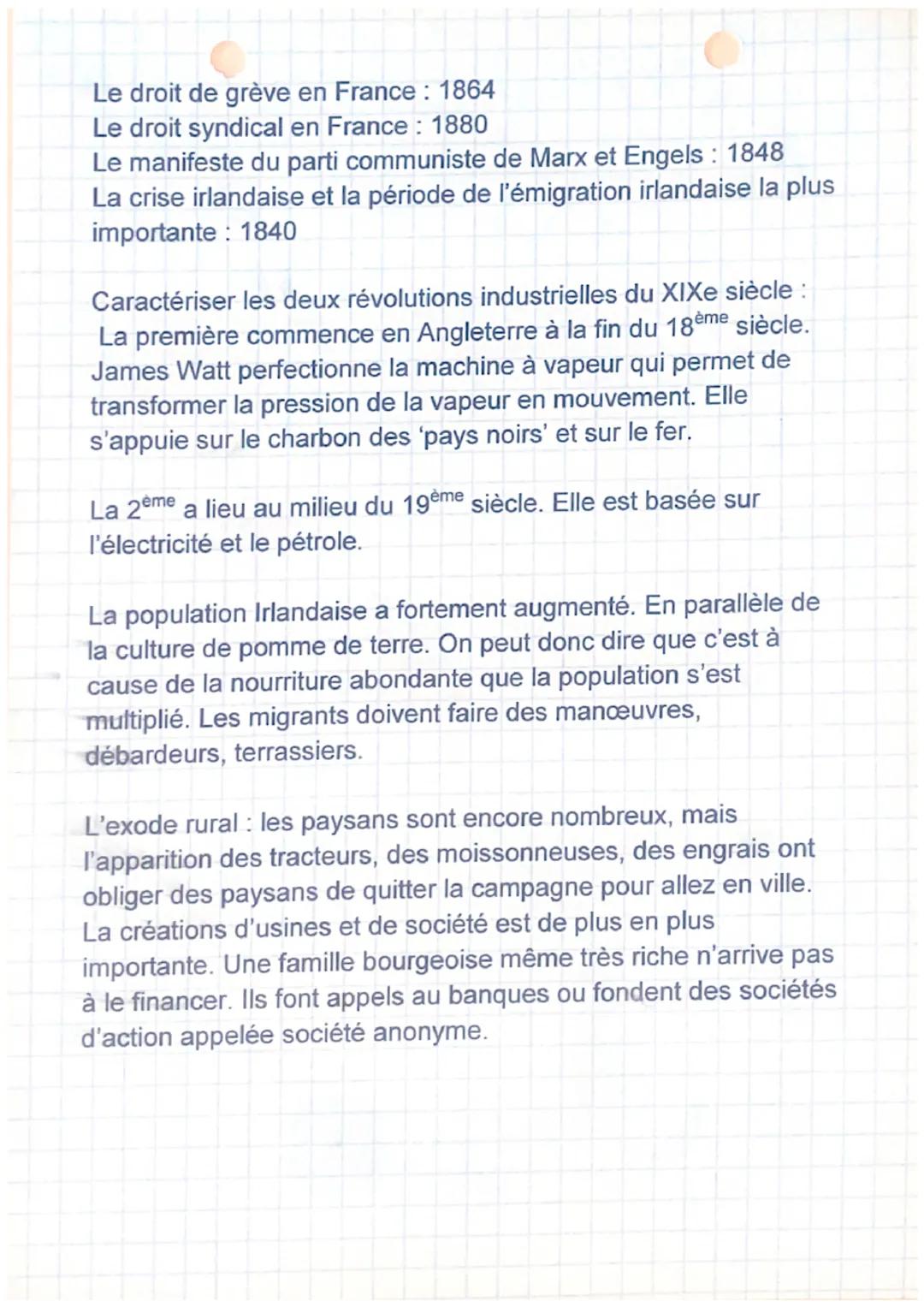 # RÉVOLUTION INDUSTRIELLE

Mécanisation: remplacement du travail manuel par la machine.
Industrialisation: procédés et technique qui dévelop