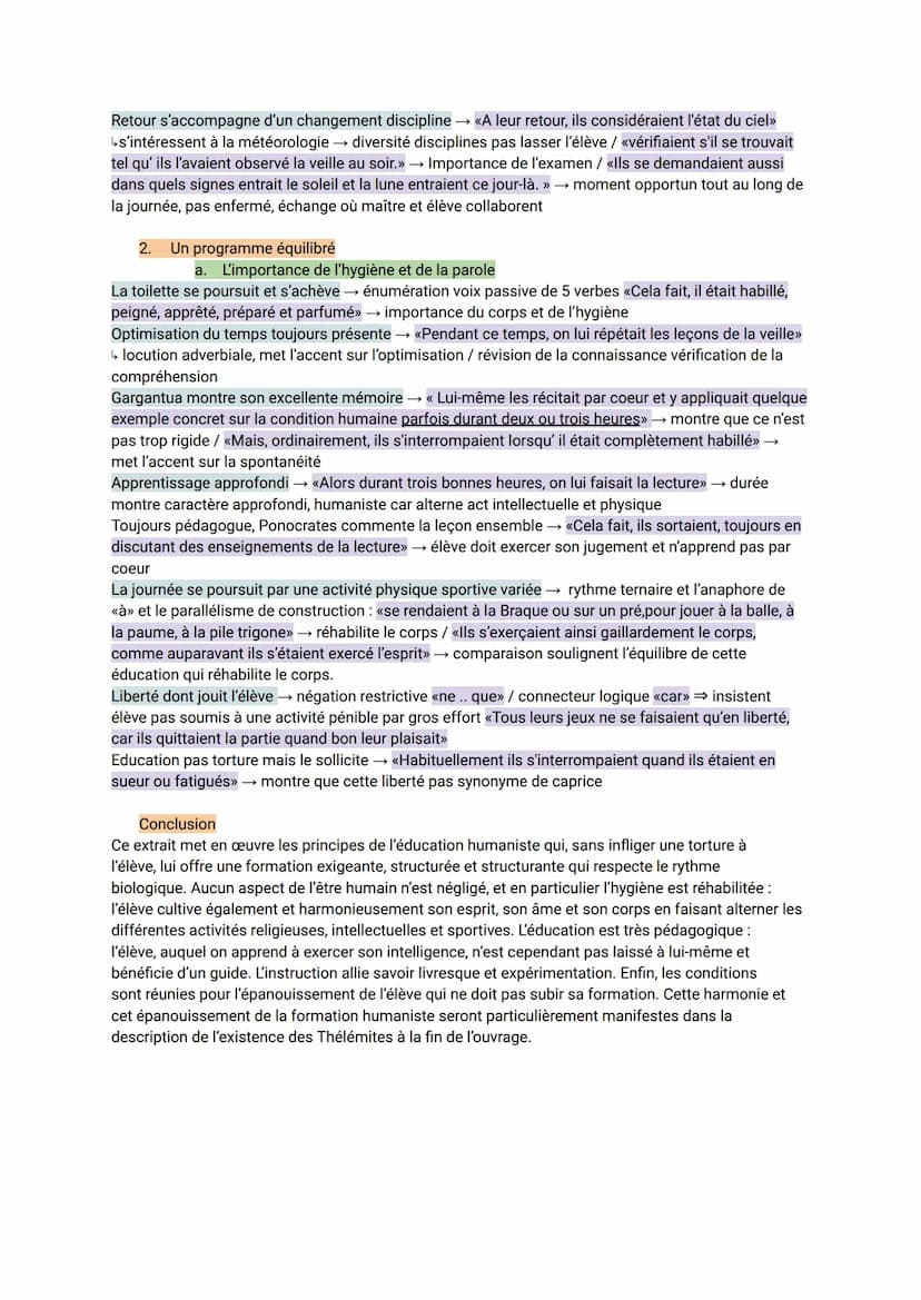 Texte 12: Gargantua, Education
Parcours Rire et savoir
Introduction :
Le XVIeme siècle, est caractérisée par l'arrivée des humanistes, ils p