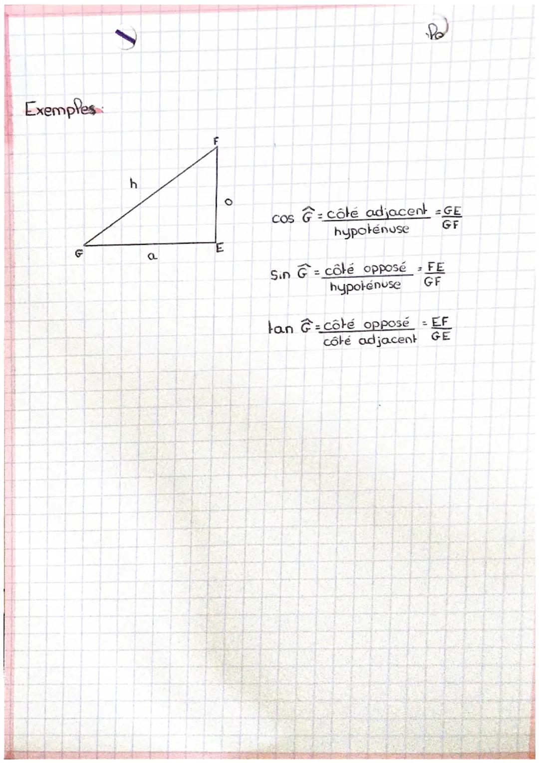 Pa brigonométrie
Calculer une longueur à l'aide de cosinus, sinus-
ou tangente
O
с
A
quiss
E
a
8cm
Donc on connaît Pa Pongueur du côté adjac