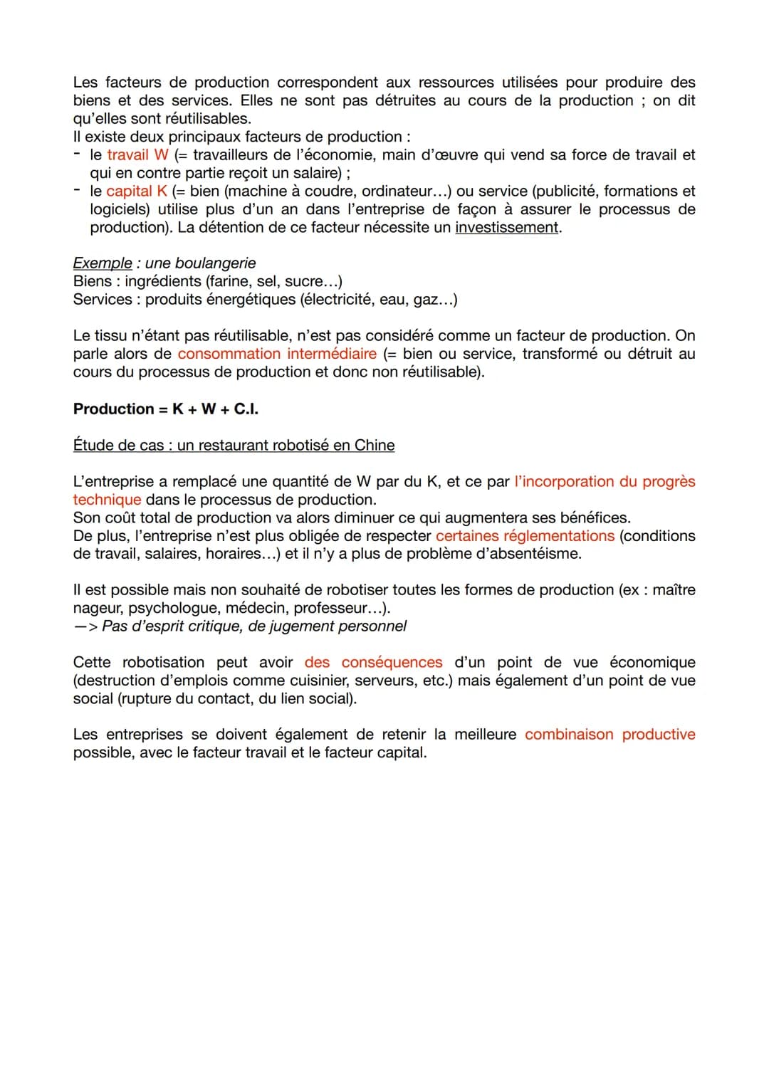 CHAPITRE 2- COMMENT CRÉE-T-ON DES RICHESSES ?
1°/ Les différentes organisations qui produisent :
Il y a différents agents économiques : État