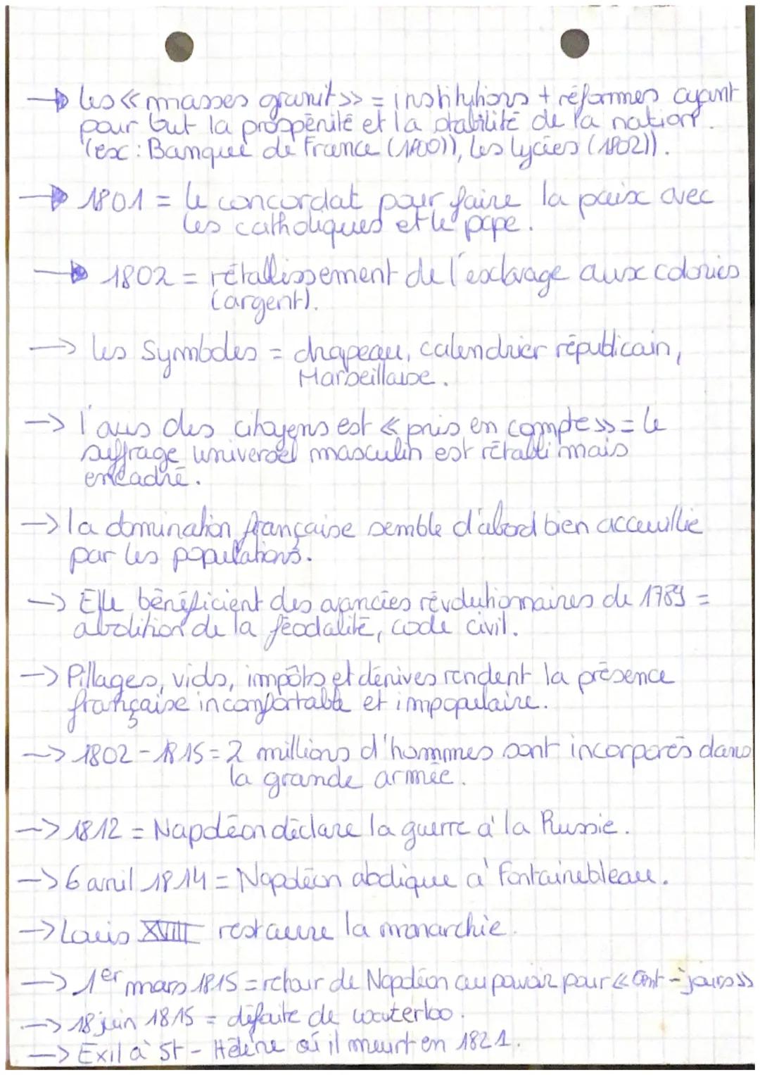 Napoleon Bonaparte
SA
→ Le general Napolion (1769-1821) devient populaire
par les guerres
en Italie.
-> on disire changer de régime à Paris.
