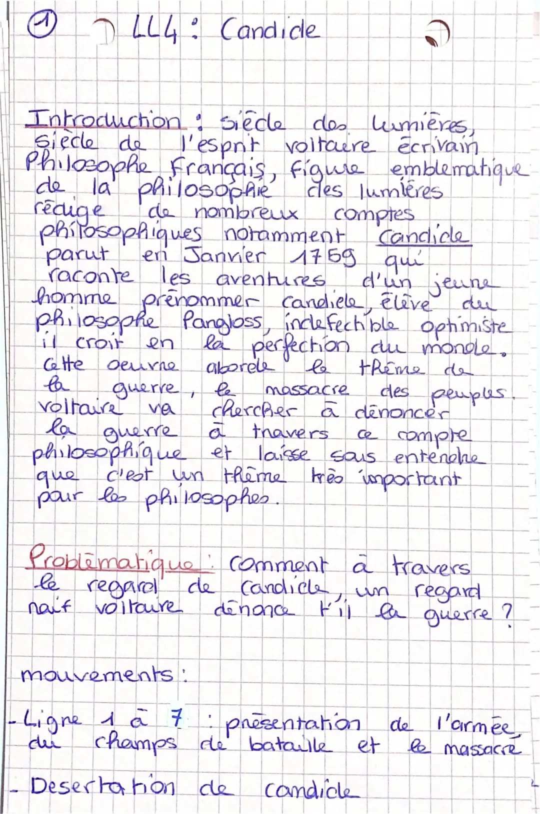 ☺
7 LL4 Candice
Introduction : siècle des lumières,
siedle de
l'esprit voitaire écrivain
Philosophe Français, figure emblematique
de la phil