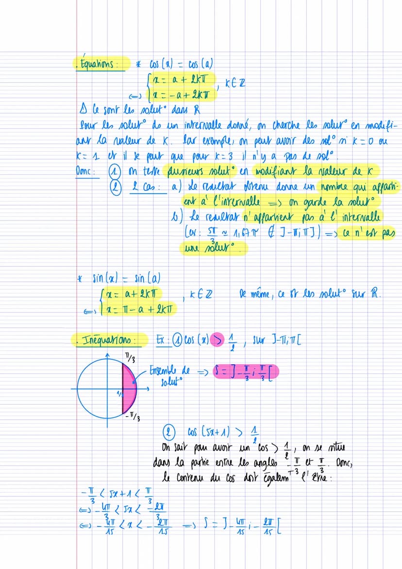 Trigonometrie
cos (a + b) = cos (a) cos (b) - Sin (a) Sin (b)
Cos (a-6) Cos (a) cos (b) + sin(a) sin (b)
sin(a) cos (b) + Cos (a) sin (b)
-
