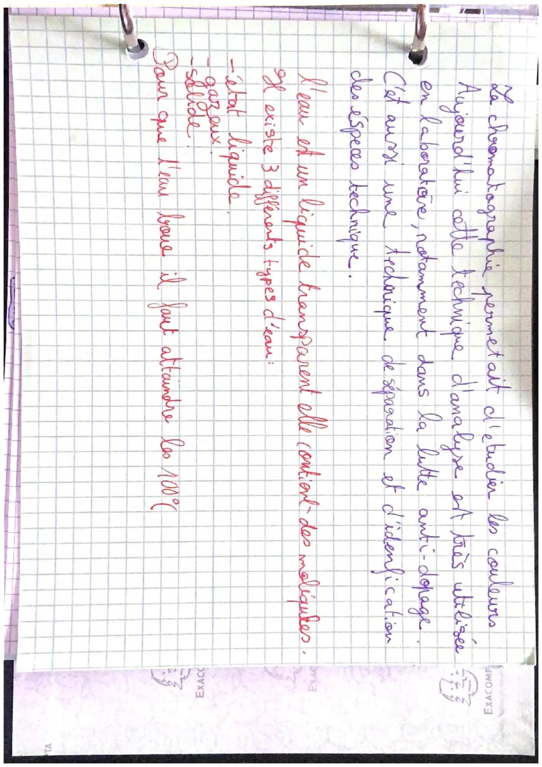 Constituants de notre planets
plante: pour fare in disque :... $\frac{\% \times 360}{100}$

Reactifs
$
- 2 H_2O \rightarrow 2 H_2 + O_2$
$
P