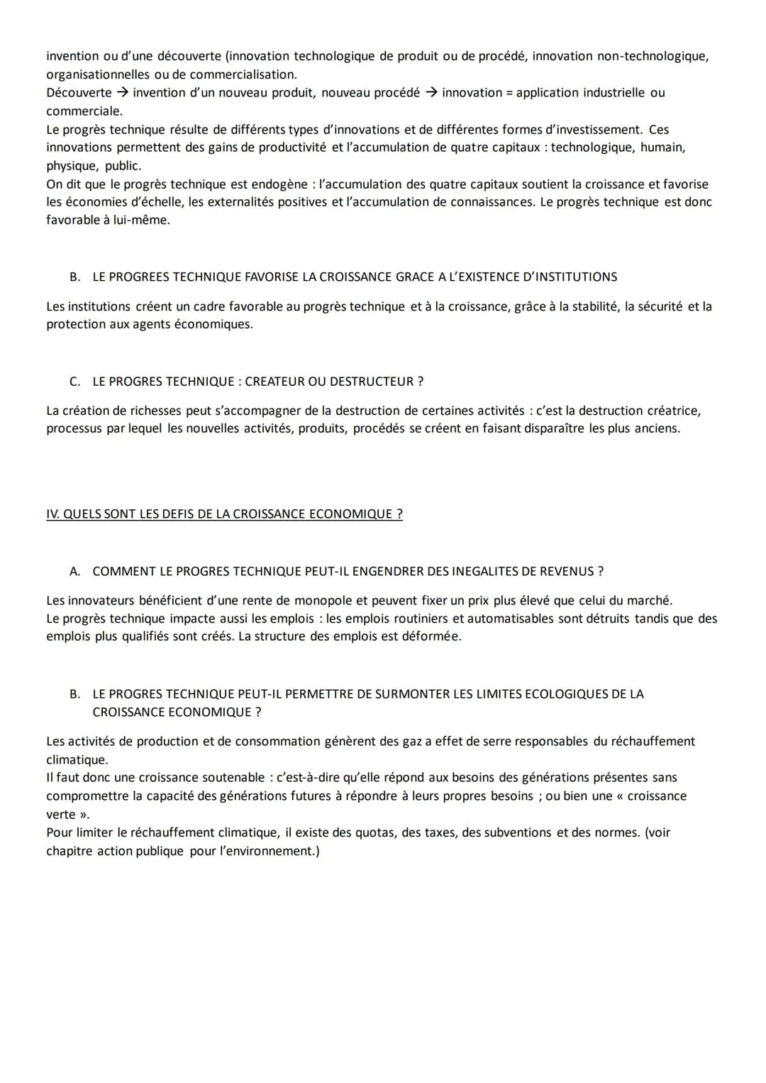 I. QU'EST-CE QUE LA CROISSANCE ECONOMIQUE ?
CROISSANCE ECONOMIQUE
A. COMMENT DEFINIT-ON ET MESURE-T-ON LA CROISSANCE ECONOMIQUE ?
La valeur 