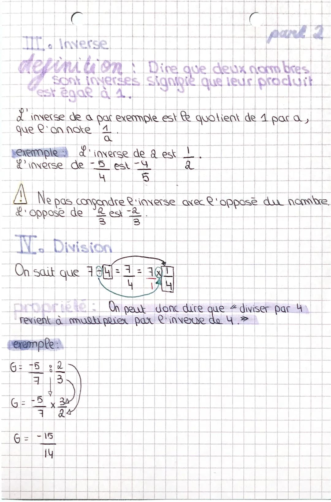 -Opération sur les
fractions
park 1
I. Addition et soustraction de practions
1) de cas ailes dénominateurs sont égaux:
Quand les denominateu