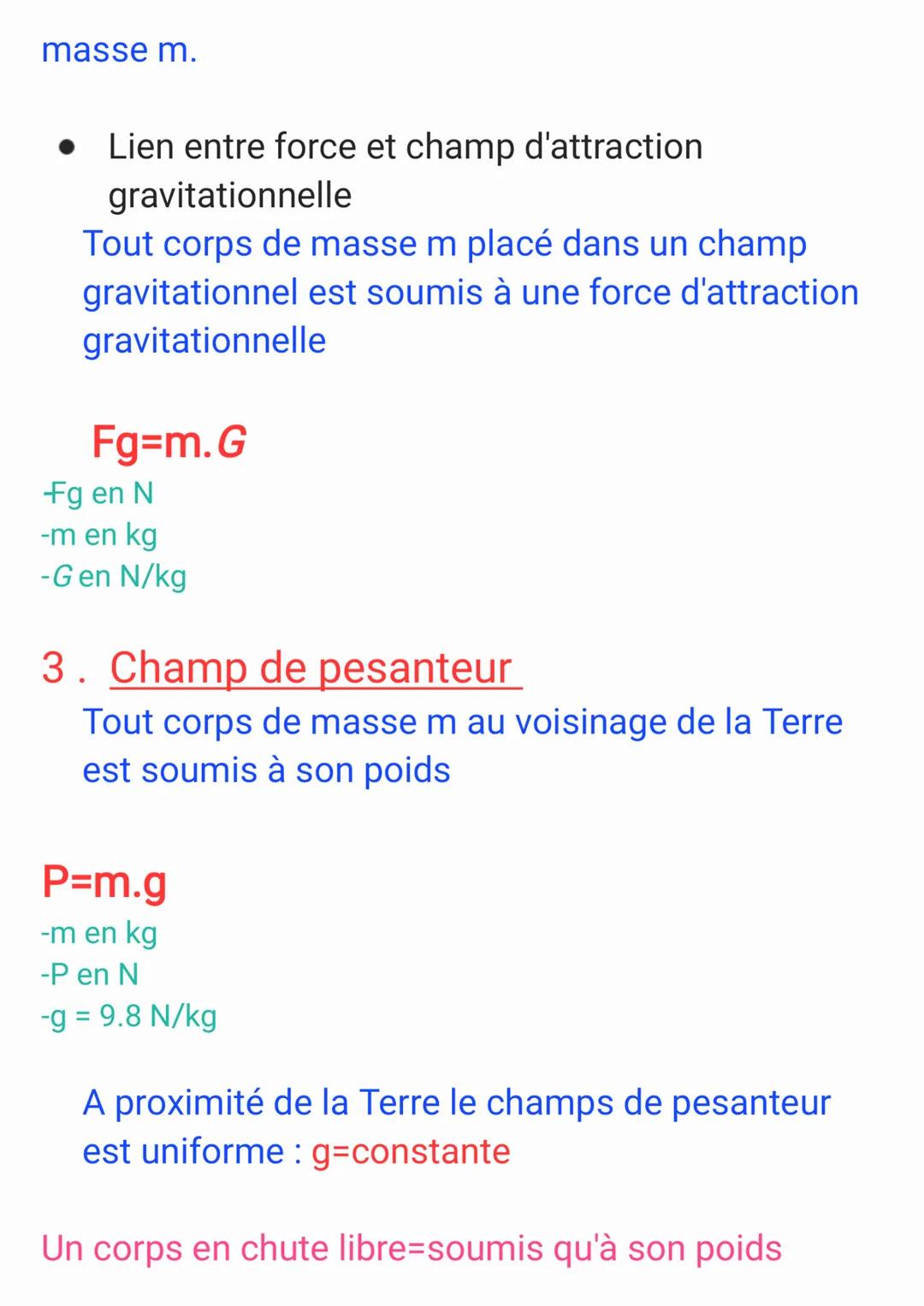 # CHAPITRE: Interactions fondamentales et
## notion de champs
(2ème partie)

2. Interaction gravitationnelle
*   Loi de gravitation de Newto