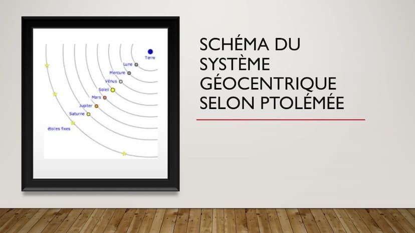 DU GÉOCENTRISME À
L'HÉLIOCENTRISME
LIVRE PAGE 172-173-180 QU'EST CE QUE LE GÉOCENTRISME ET
L'HÉLIOCENTRISME?
●
●
●
Le géocentrisme est une t