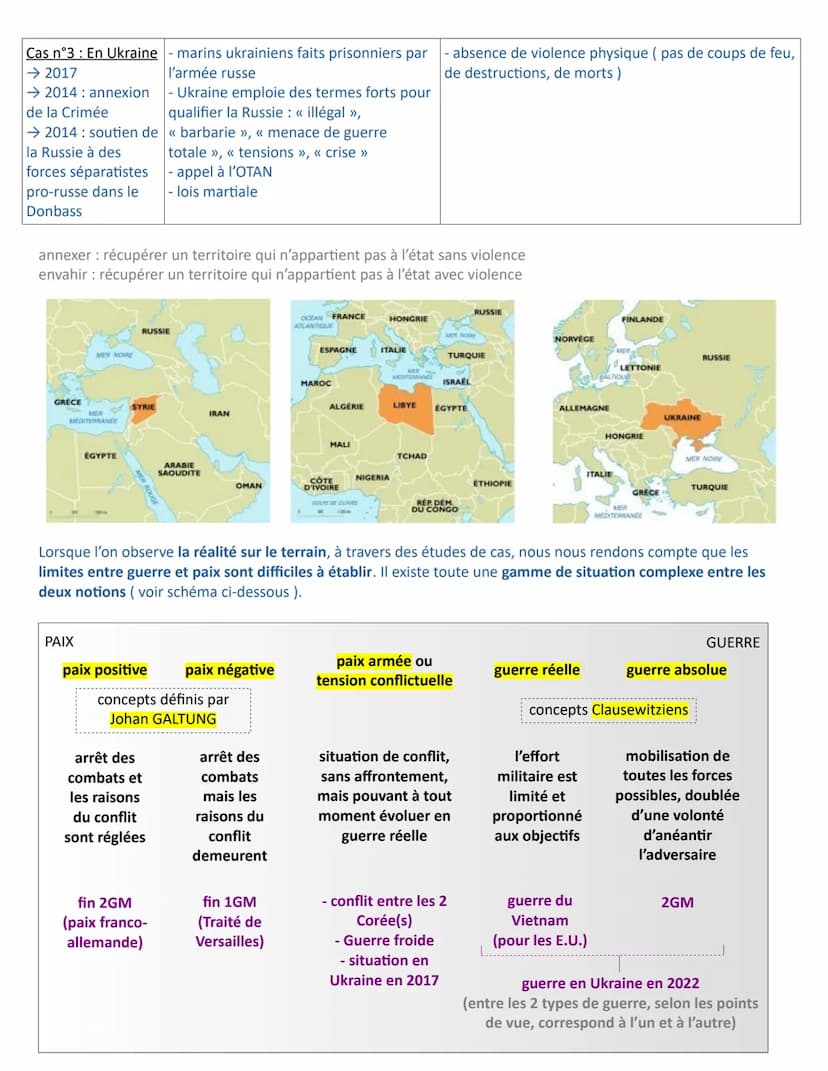 Thème 1 : Faire la guerre, faire la paix : formes de conflits et modes de résolution
Introduction : au thème 1
Introduction : définition et 