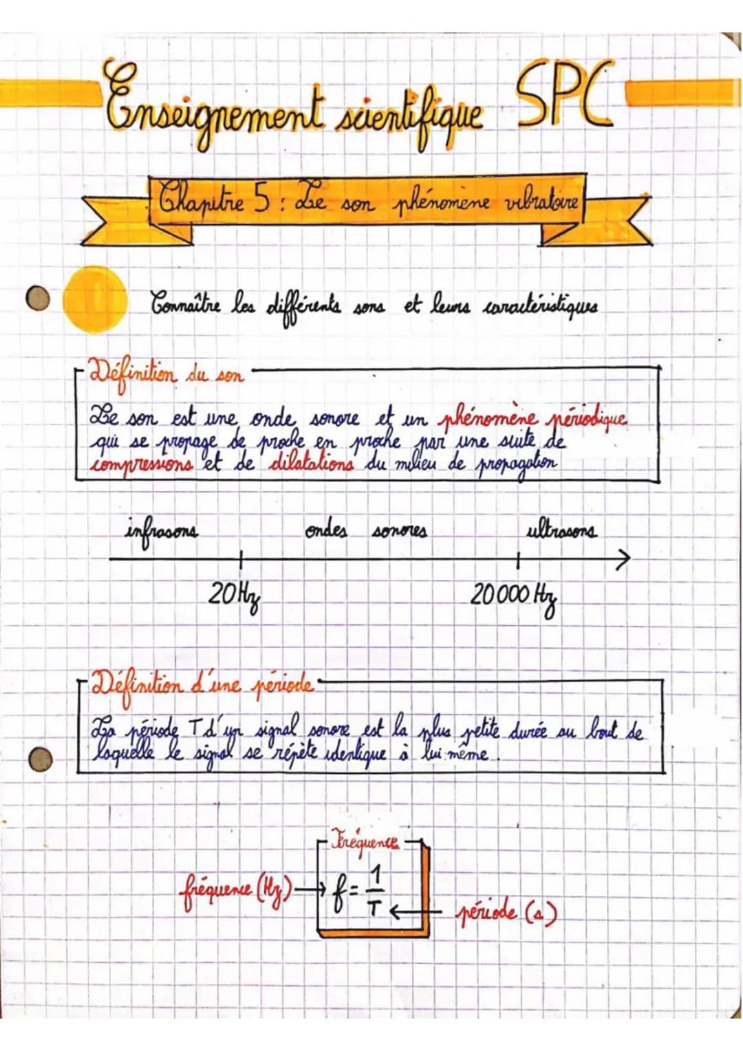 Le son phénomène vibratoire