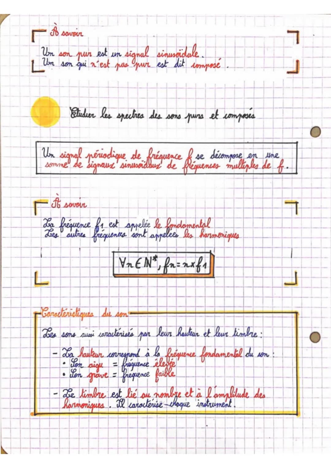 Enseignement scientifique SPC
Chapitre 5 : Lie
phénomène vibratore
+
son
Connaître les différents
sons et leurs caractéristiques.
- Définiti