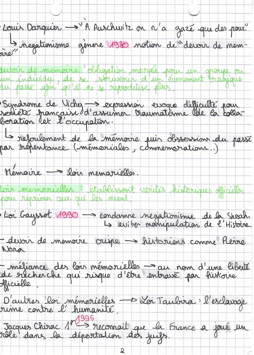 THEME Z Histoires
et memoires.
Introduction: Histoires et memoires, histoire et justice.
I-La différence entre histoire et memoire.
4) Des l