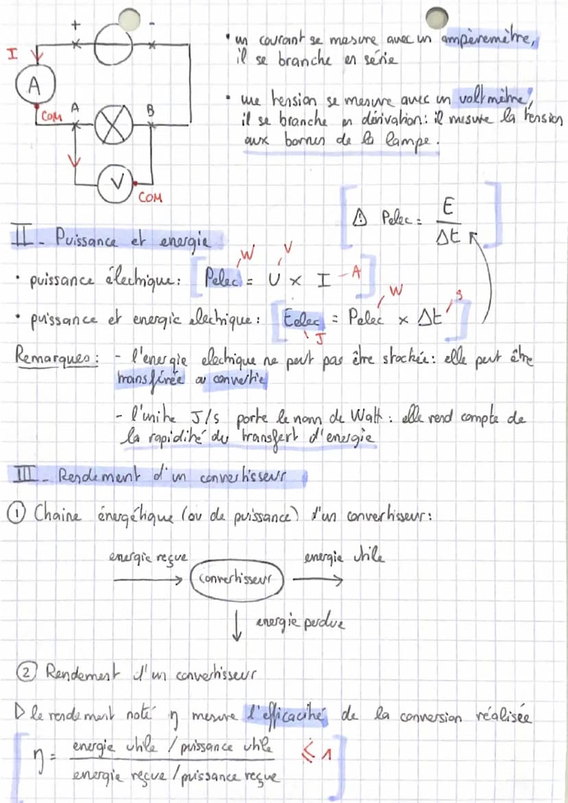 physique
RAY SLOVE-CHIMIE
ENERGIE DES SYSTEMES ELECTRIQUES
I. Différence entre courant et tension
générateur : c'est la sourcs de
hension
• 