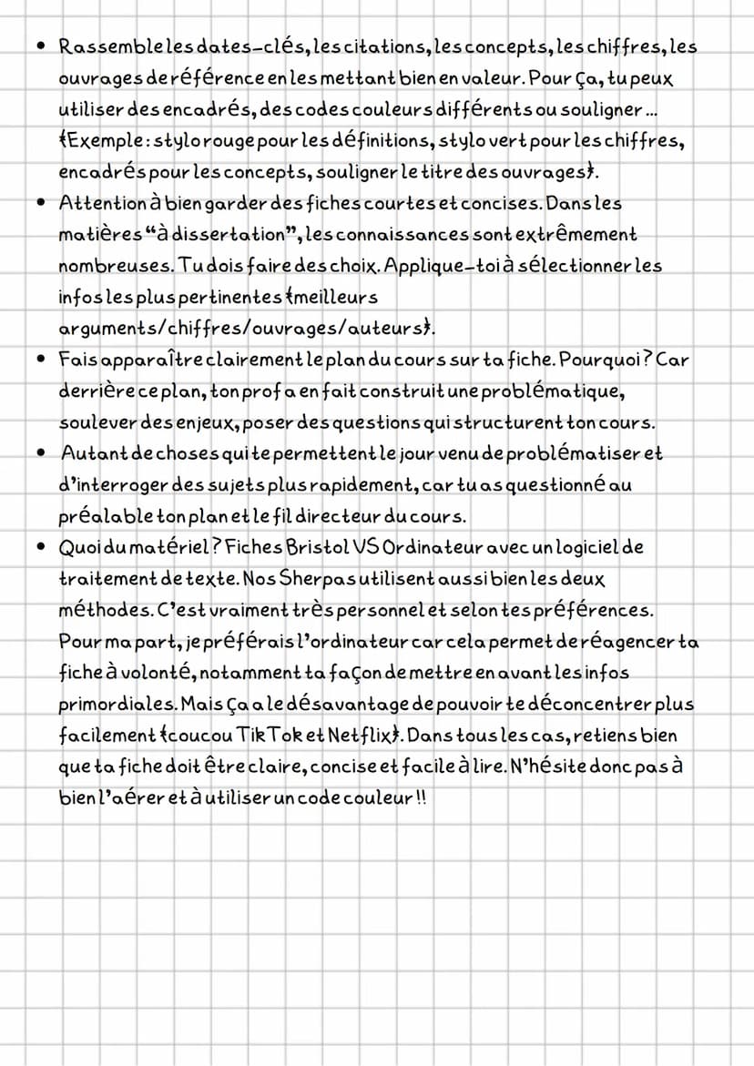 Comment woir des bonnes notes ?
A+
1. Bien prendretes cours
Pour progresser rapidement, la première chose à faire est d'apprendre à avoir
un