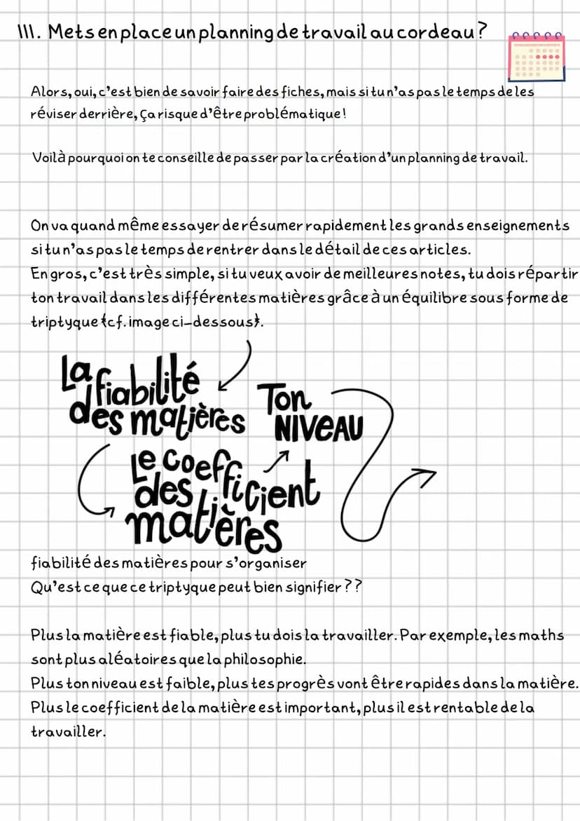 Comment woir des bonnes notes ?
A+
1. Bien prendretes cours
Pour progresser rapidement, la première chose à faire est d'apprendre à avoir
un