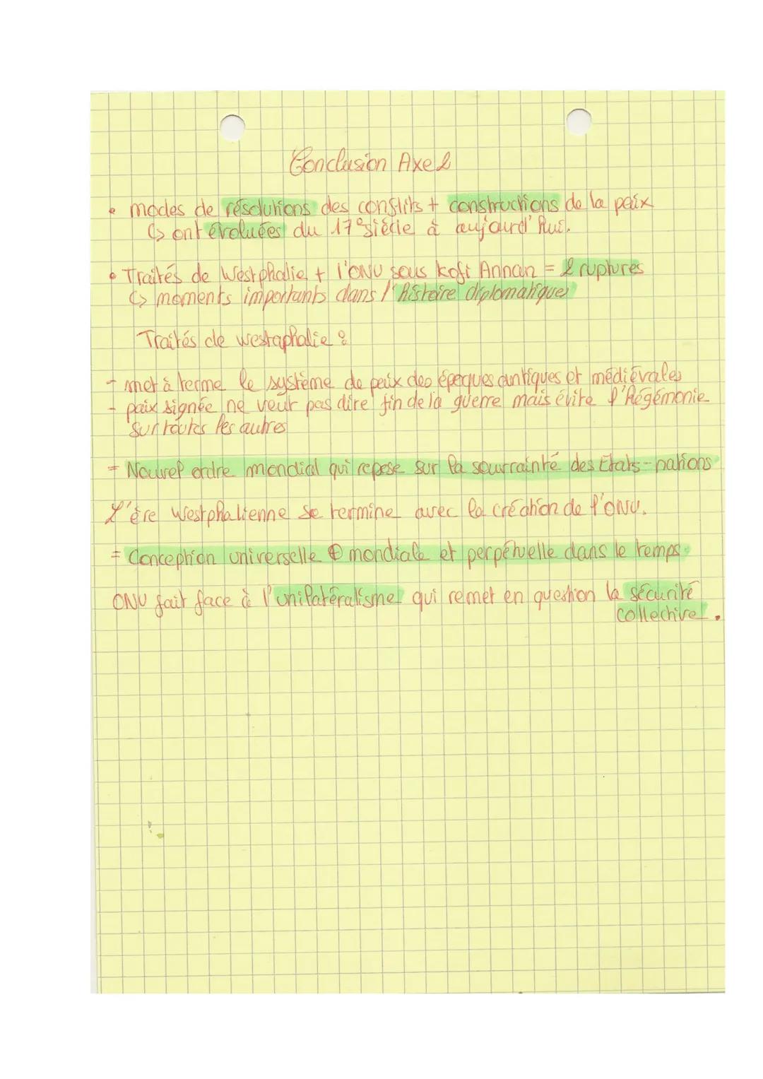 Theme 2
a
HGGSP
Axe 2-I-jalan 1
Traité de Westphalie
Depuis Antiquité règles entre Etats pour pacifier leurs relations.
F7
2
→ affrontement 