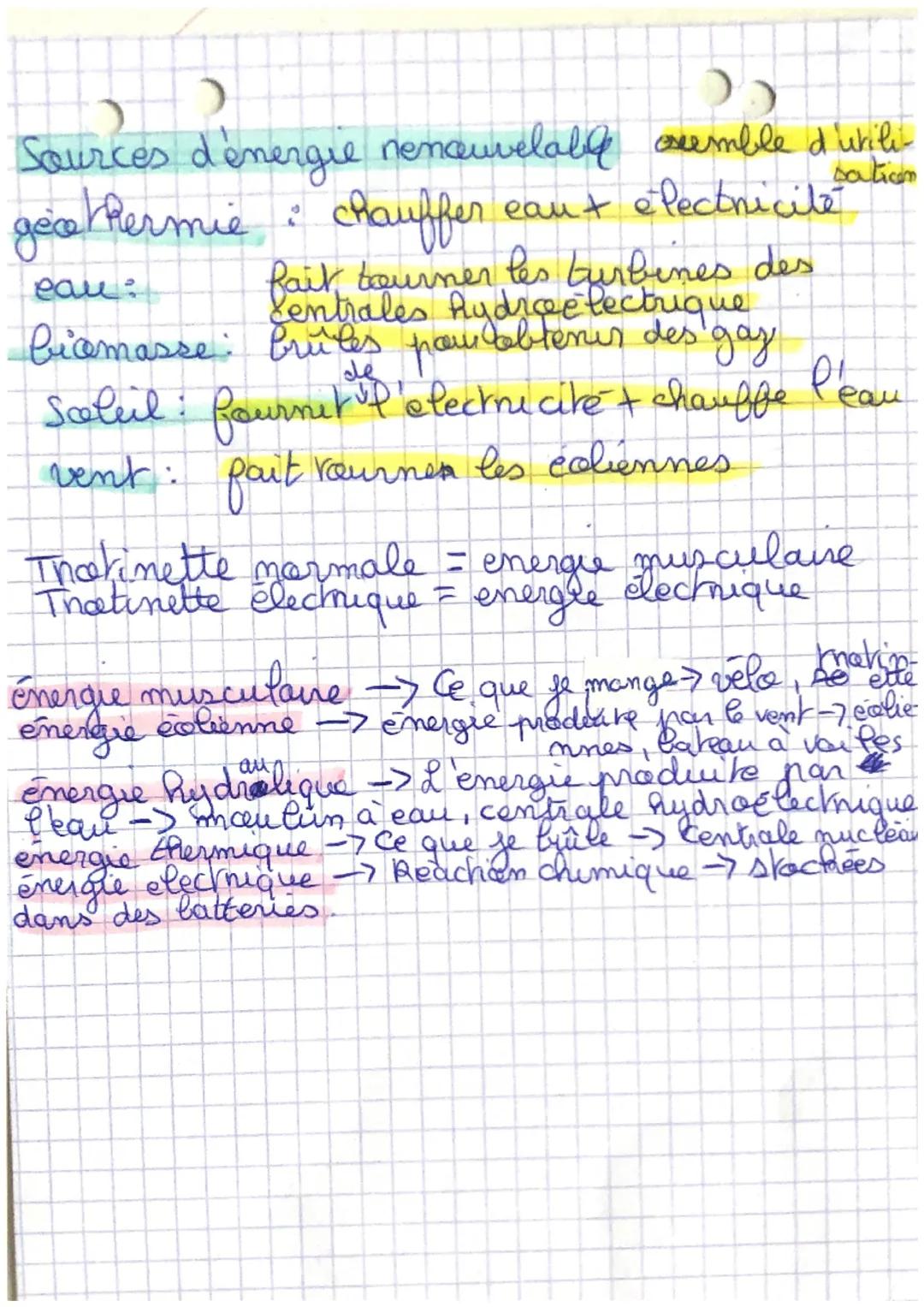 Techmologie
)
)
(1) des sources d'energie et farmes d'énergie
Soleil = Solaire et Pucléaire
Onage = electricite
Cerf - volant Colienne
Vělo 