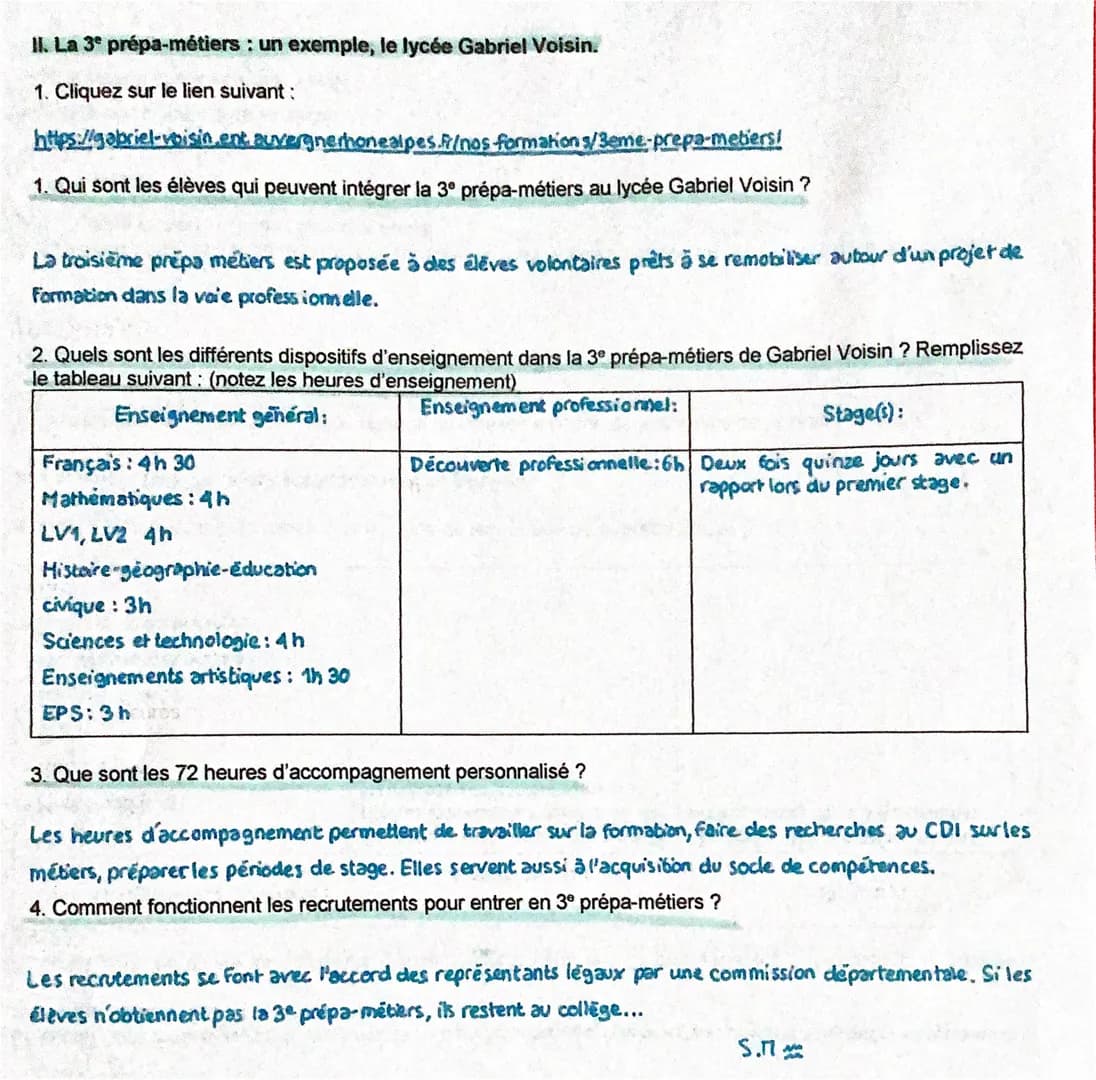 S.M.
1. La 3 prépa-métiers : présentation.
Allez sur le lien suivant :
https://www.onisep.fi/Ressources/Univers-Formation/Formations/College