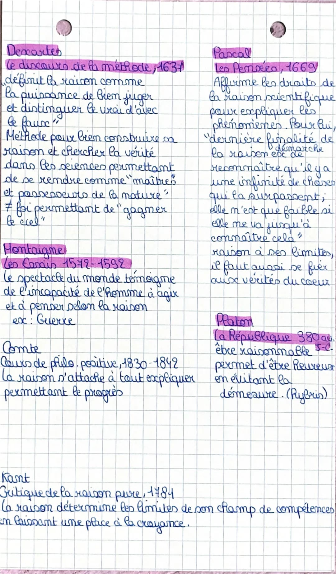 gue
LA RAISON
def:faculté proprement humaine de juger. On distin-
l'usage théorique de la raison qui consiste en
une capacité à distinguer l