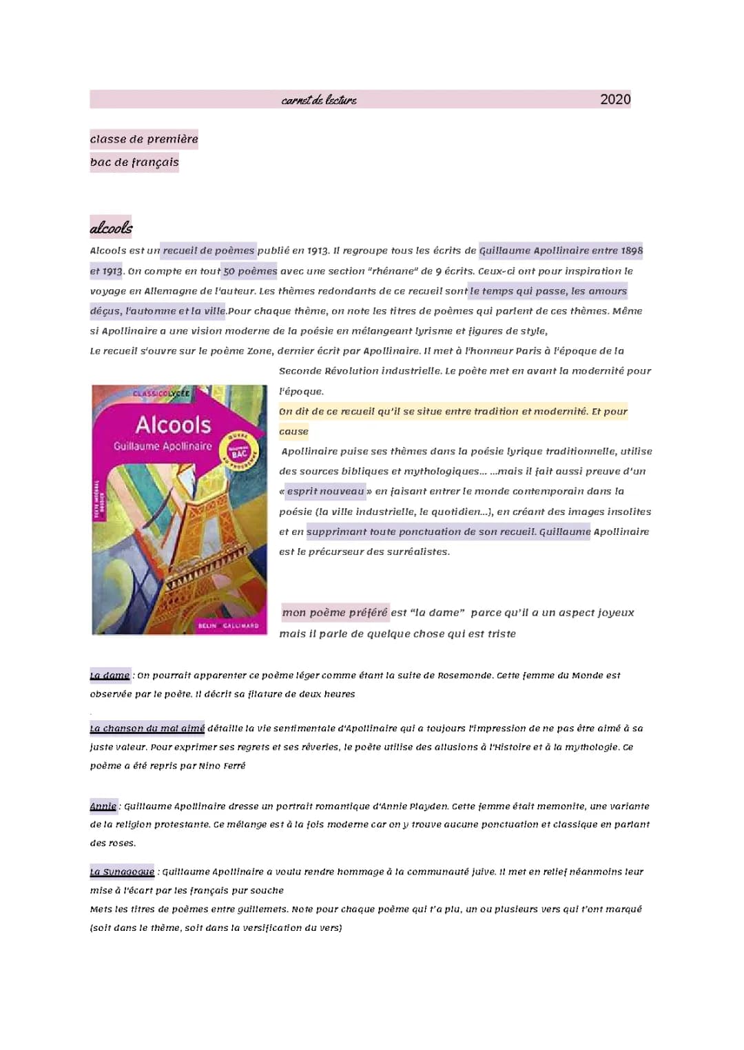 Découvre Apollinaire et Alcools: Poèmes et Analyses pour Jeunes