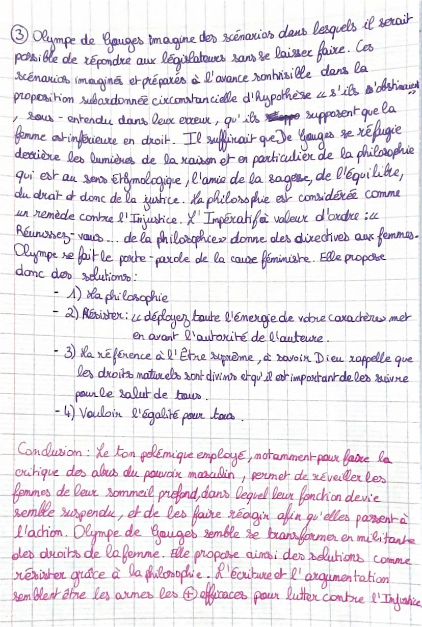 Début du Postambule jusqu'à Jous n'aves qu'à levolaire - Olympe de Gauges
Ce texte d'Olympe de Gouges est extrait de sa Diéclaration des dec