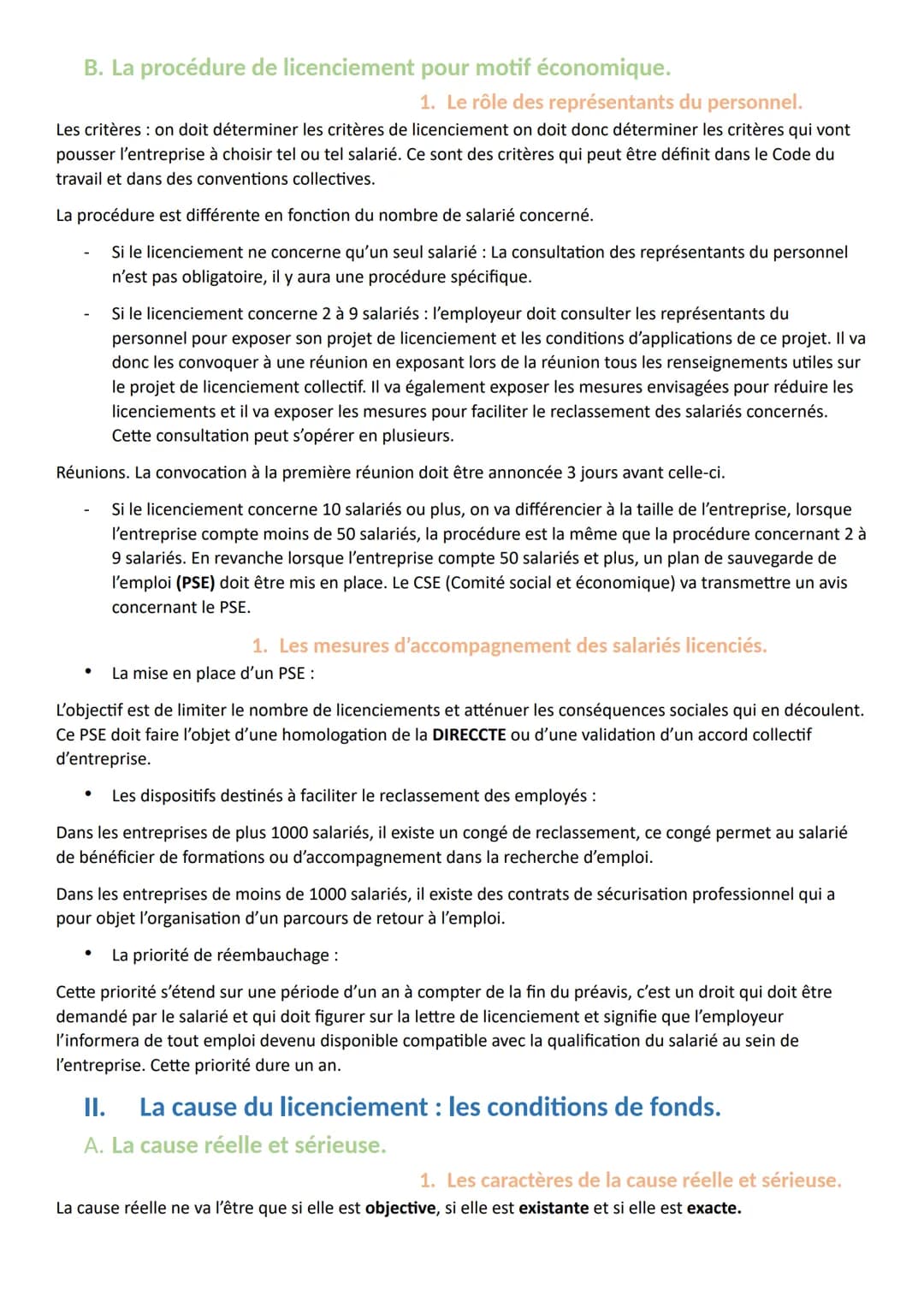 Titre 3 : La rupture du contrat de travail.
Chapitre 1 : La suspension du contrat de travail.
I.
La notion de suspension de contrat de trava