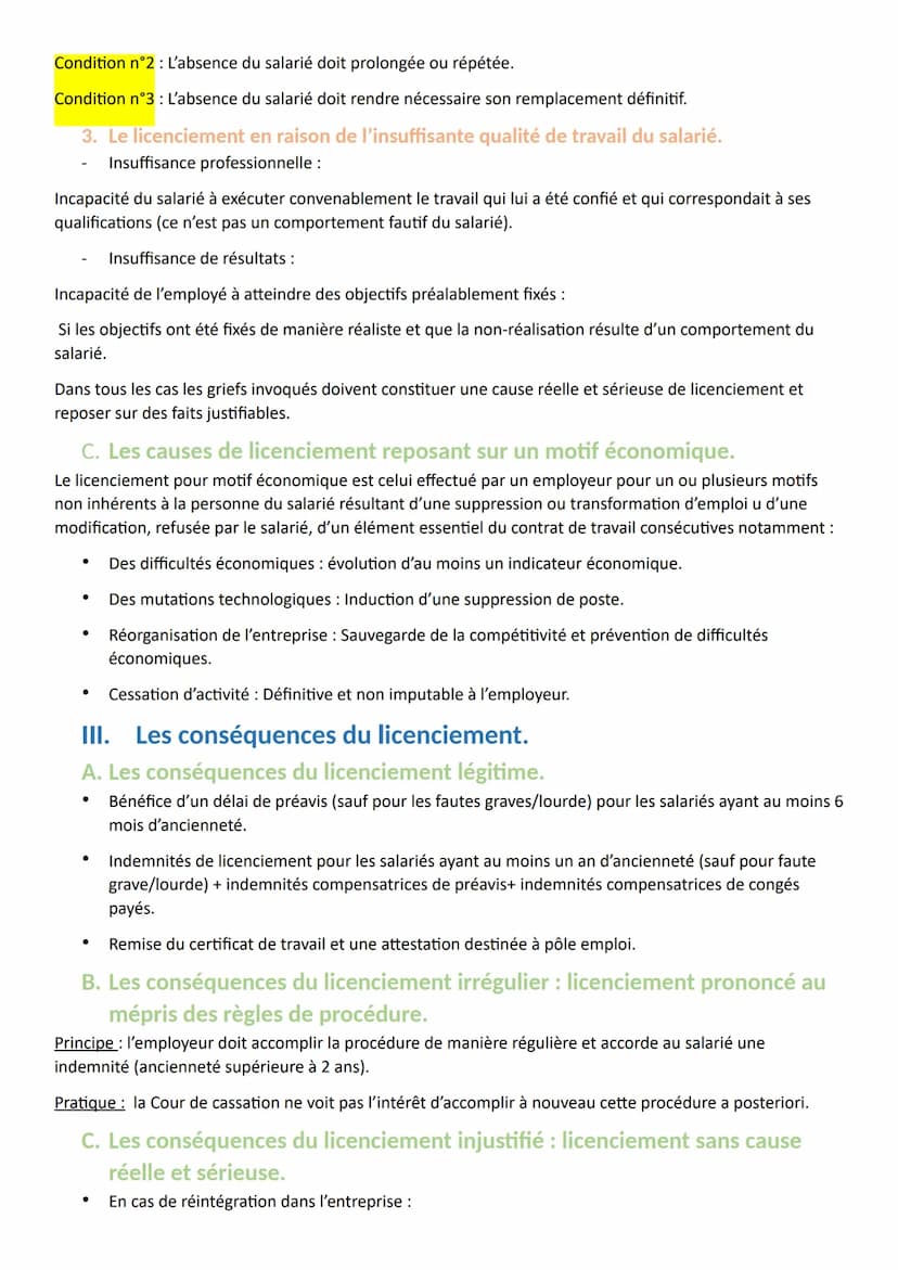 Titre 3 : La rupture du contrat de travail.
Chapitre 1 : La suspension du contrat de travail.
I.
La notion de suspension de contrat de trava